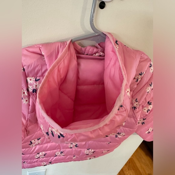 Jumping Beans Baby/Toddler Girls Pink Daisy Light Puffer NWT Various Sizes - Picture 2 of 8